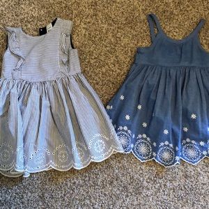 Two eyelet dresses